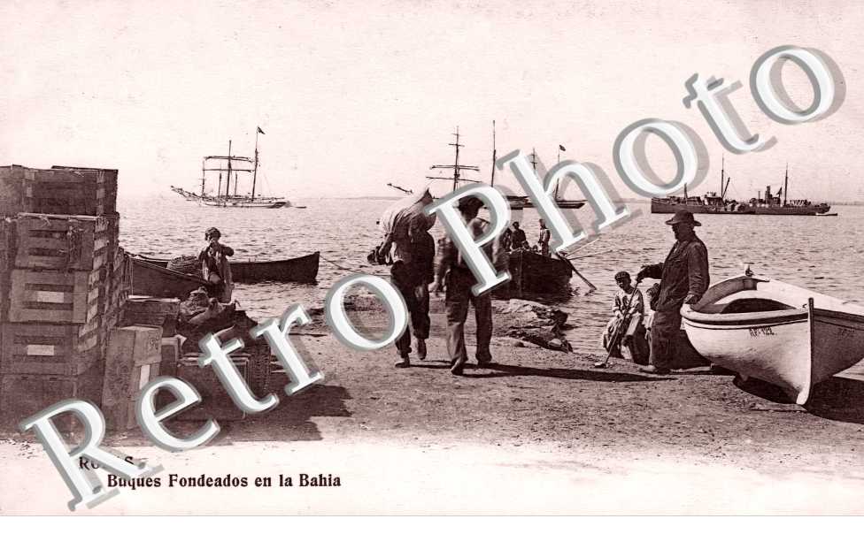 Buques Fondeados en la Bahia