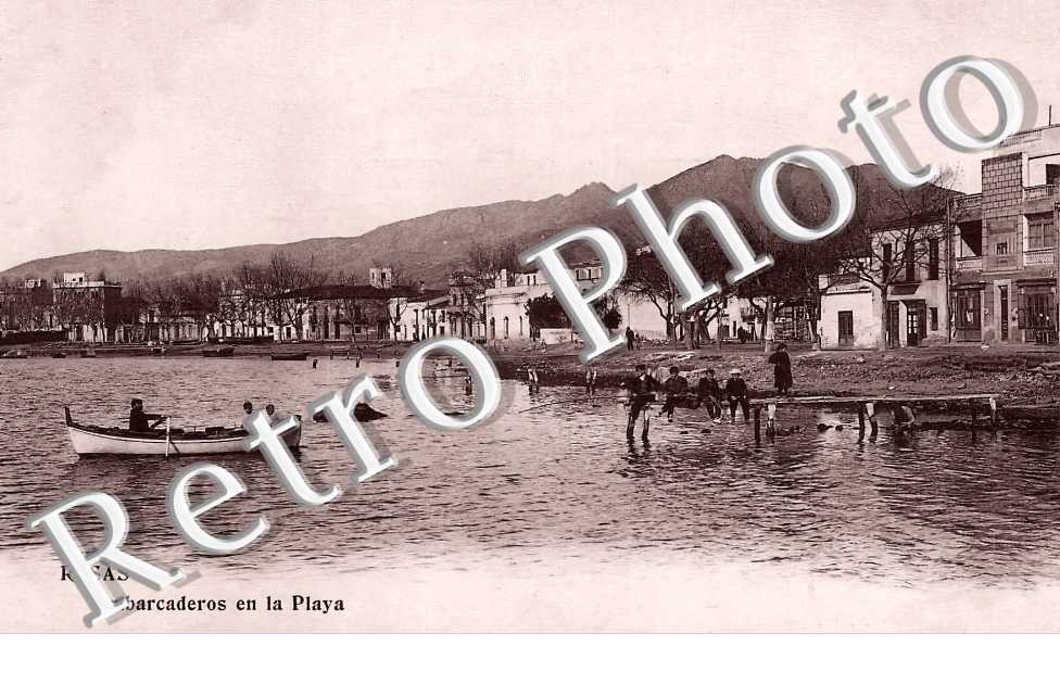 Embarcaderos en la playa