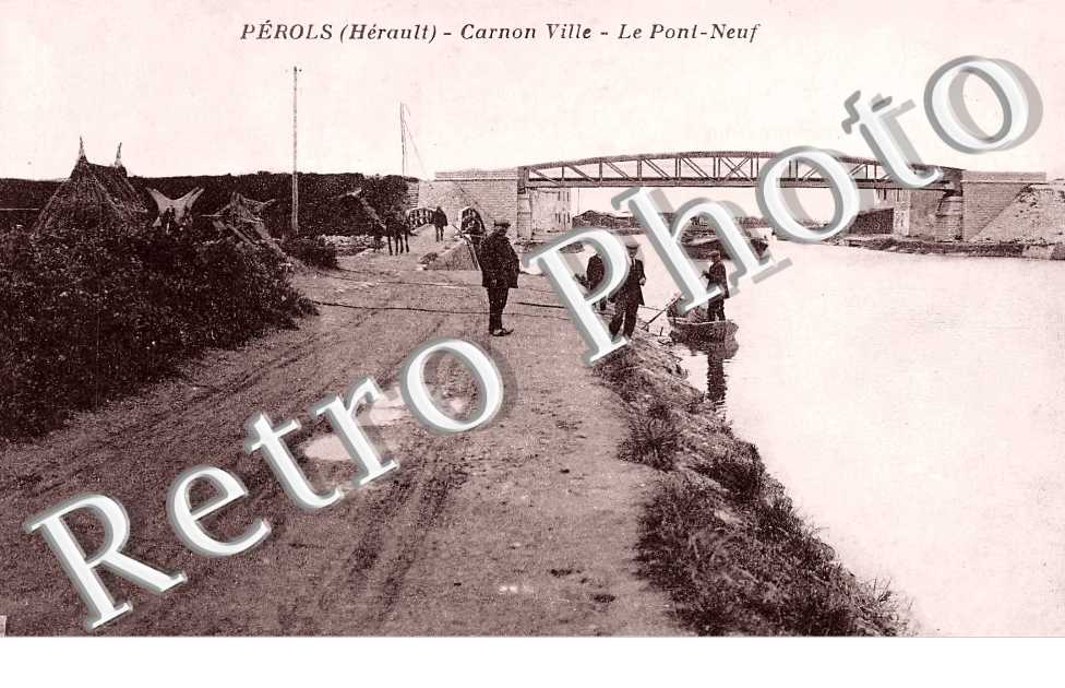 Carnon ville. Le Pont-Neuf
