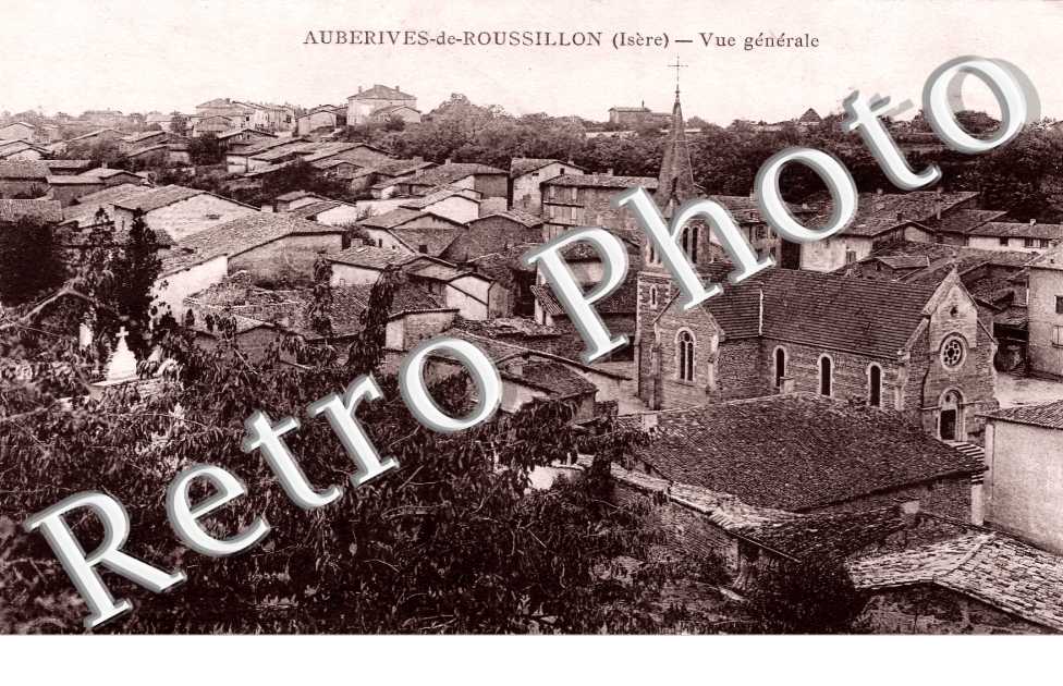 Auberives de Roussilon. Vue générale