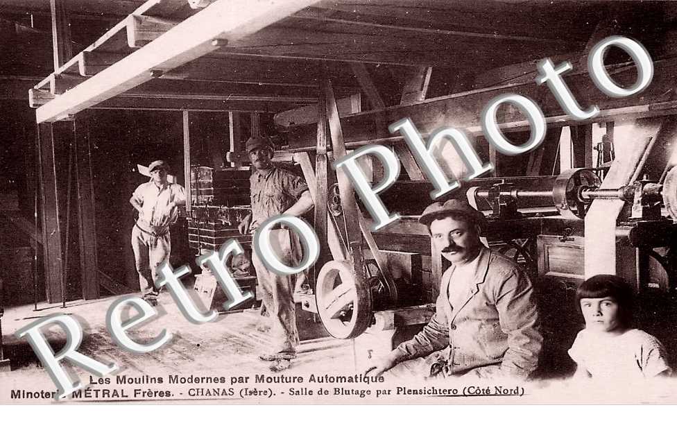 Les Moulins Modernes par Moulure Automatique. Minoterie Métral Frères. Salle de Blutage par Plensichtero