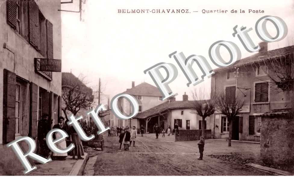 Belmont-Chavanoz. Quartier de la Poste