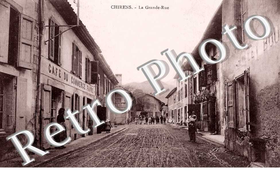 la grande rue. Café du Commerce. Favre.