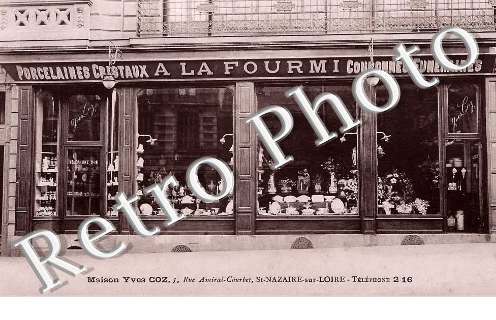 Porcelaines Cristaux A la Fourmi Maison Yves Cpz 5 rue Amiral Courbet