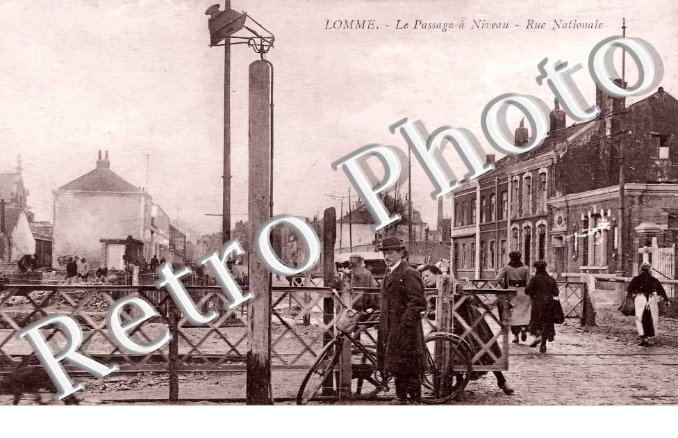 le passage à niveau Rue Nationale