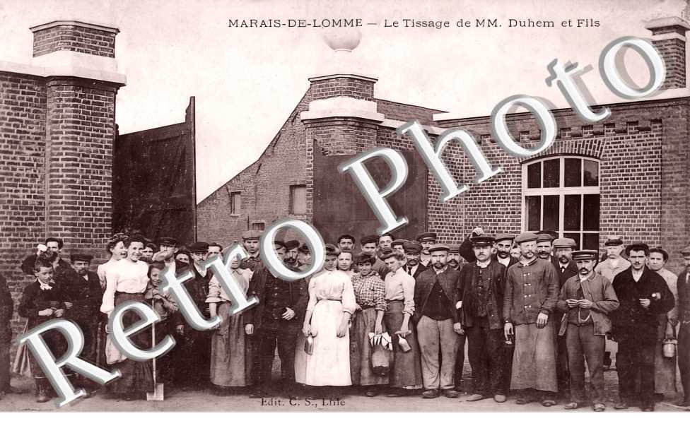 MARAIS-DE-LOMME. Le tissage de MM. Duhem et Fils