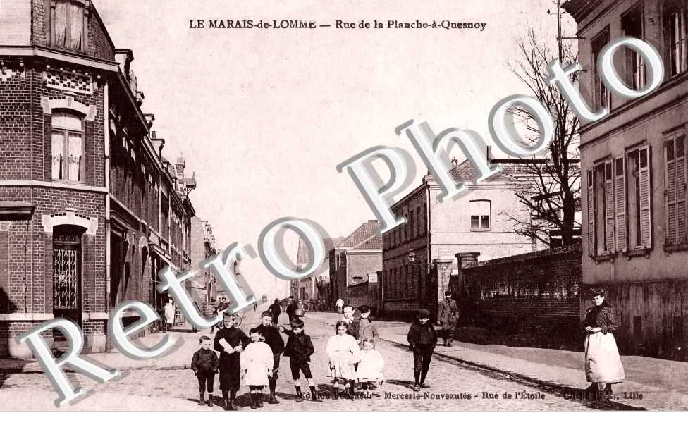MARAIS-DE-LOMME. Rue de la Planche-à-Quesnoy