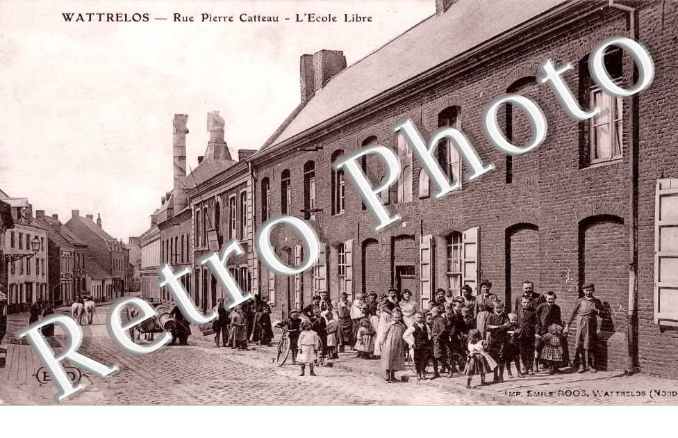 Rue Pierre Catteau. L'école libre