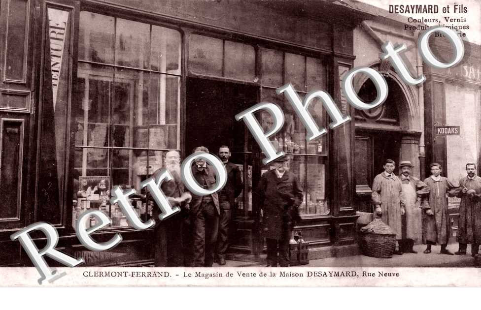 le magasin de vente de la Maison Desaymard, rue neuve