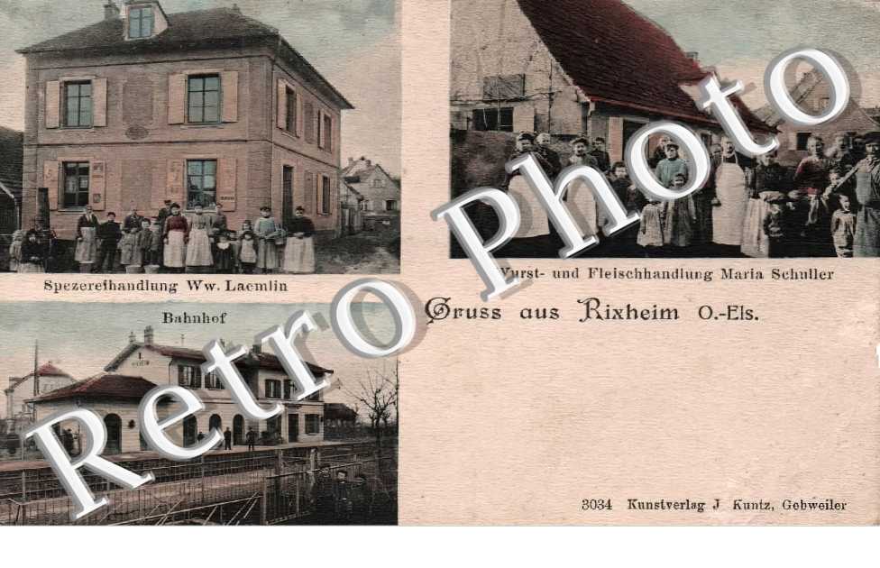 Spezereihandlung Ww. Laemlin. Wurst und Fleischhandlung Maria Schuller