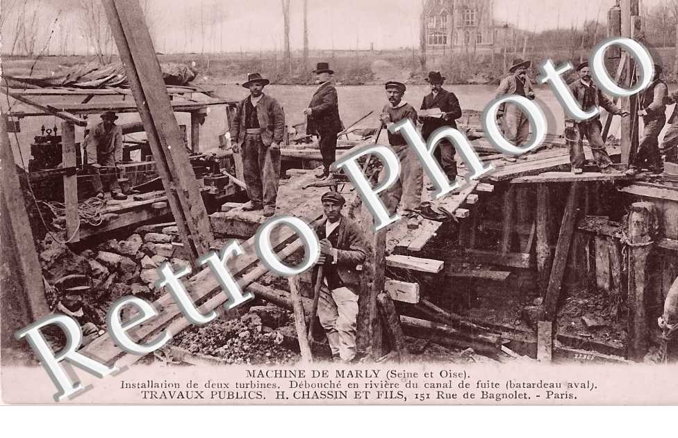 Machine de Marly. Travaux Publics H. Chassin et Fils