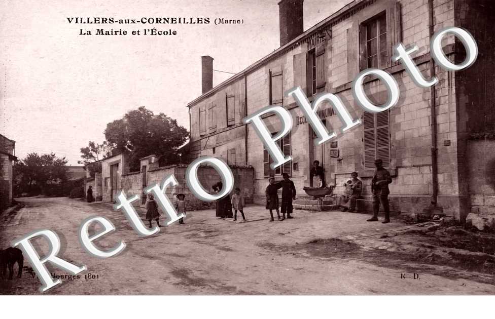 la mairie et l'école