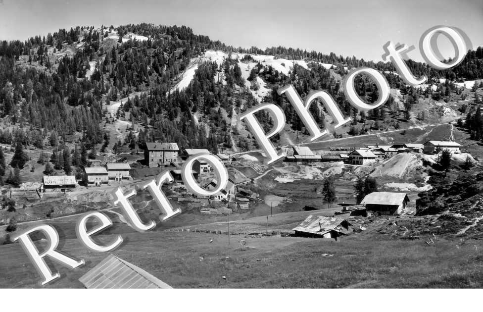 La Plagne sur Aime Les Chantiers d'extraction des Minerais