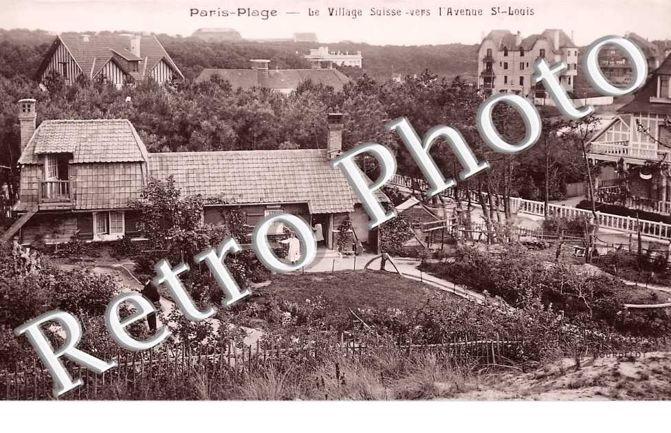 Le village Suisse vers l'avenue Saint-Louis.