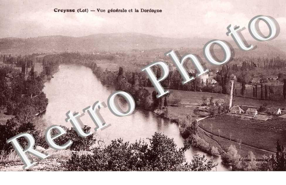 vue générale et la Dordogne