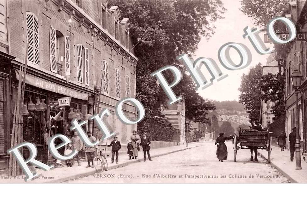 rue d'Albuféra et perspective sur les Collines de Vernonnet