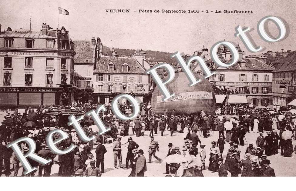 Fêtes de Pentecôte 1906. Le gonflement