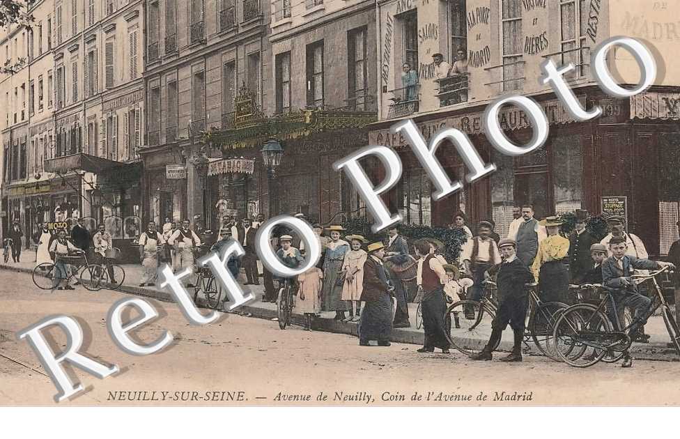 avenue de Neuilly, coin de l'Avenue de Madrid