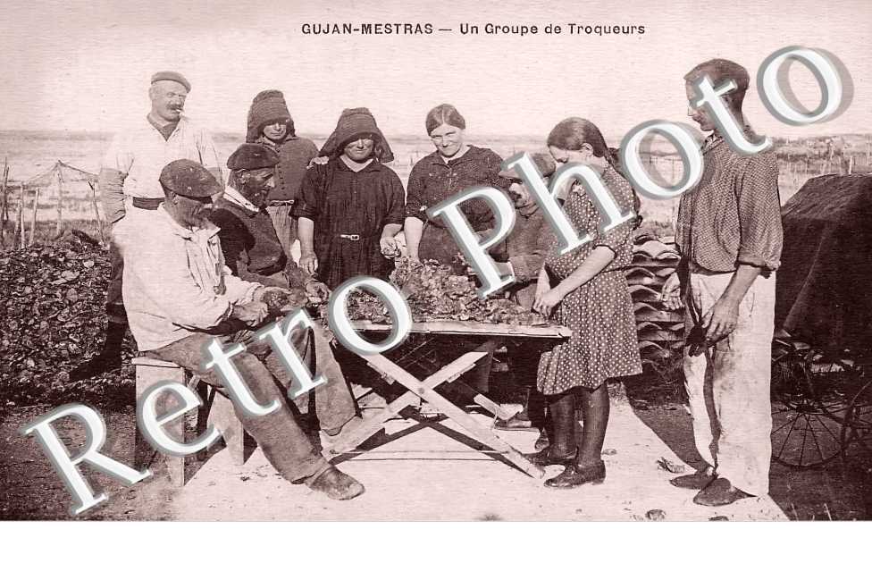 un groupe de Troqueurs