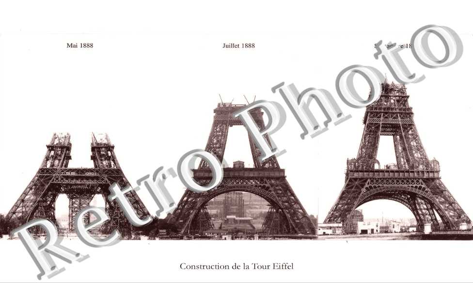 construction de la Tour Eiffel