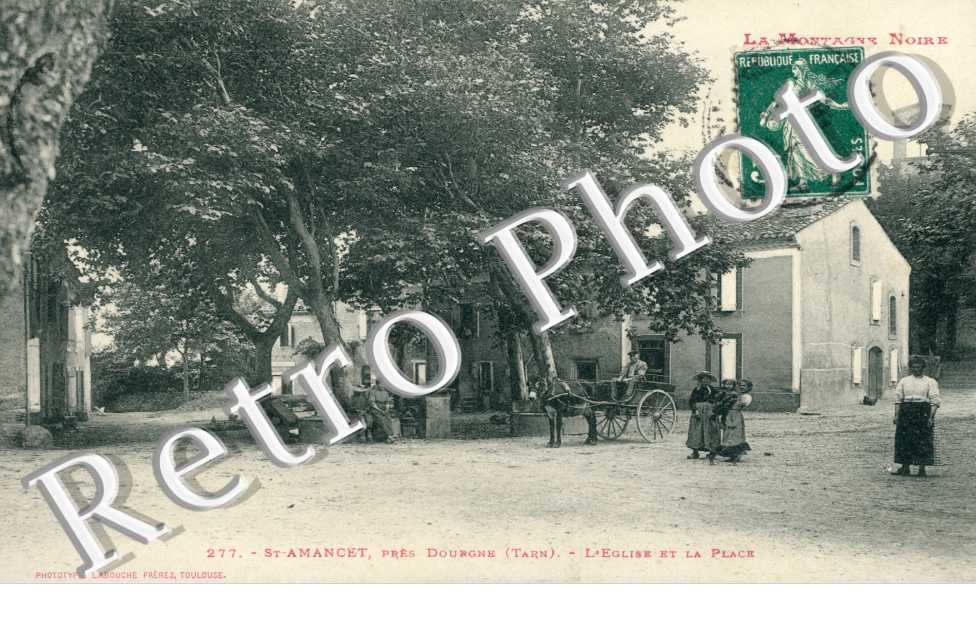 l'église et la place
