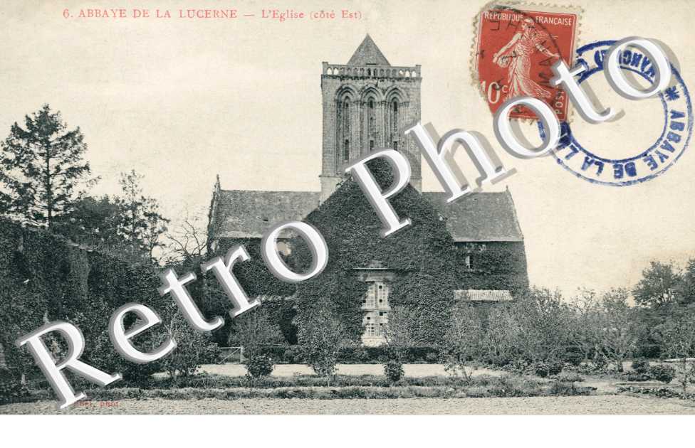 Abbaye de la Lucerne, l'église côté est